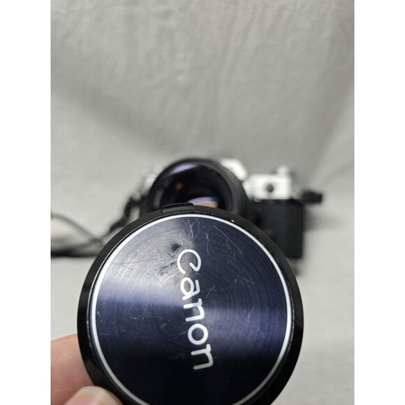 Canon AE-1 35mm Film Camera Canon 50mm Lens- NOT TESTED - Picture 6 of 16